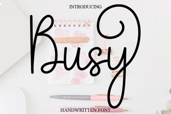 Busy Font - Featured Image