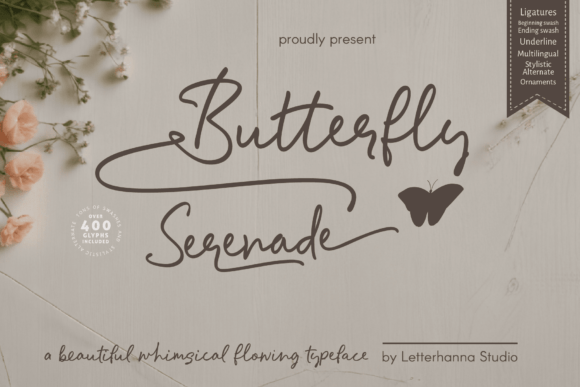 Butterfly Serenade Font - Featured Image