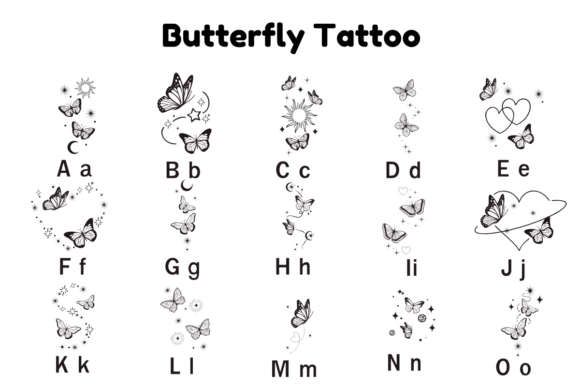 Butterfly Tattoo Font - Featured Image