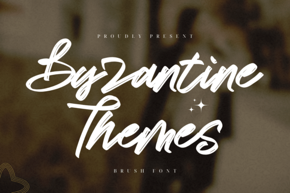 Byzantine Themes Brush Font - Featured Image