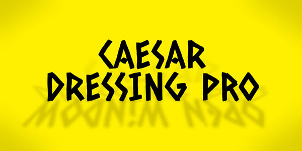 Caesar Dressing Pro Font - Featured Image