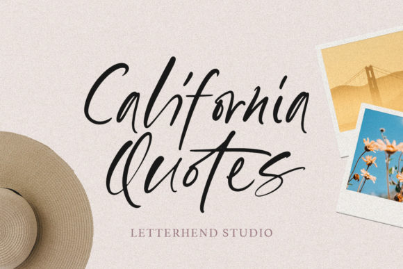 California Quotes Font - Featured Image