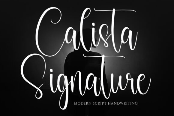 Calista Signature Font - Featured Image