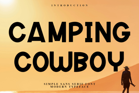 Camping Cowboy Font - Featured Image