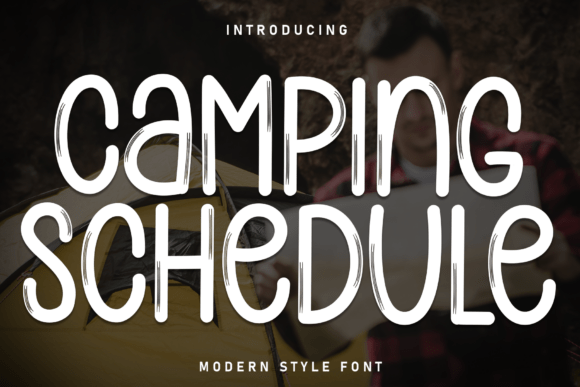 Camping Schedule Font - Featured Image