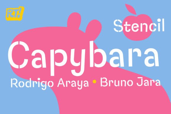 Capybara Stencil Font - Featured Image