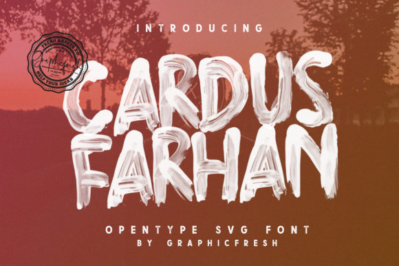 Cardus Brush Font - Featured Image