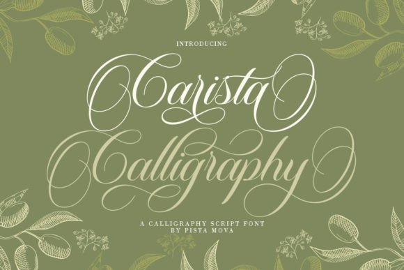 Carista Calligraphy Font - Featured Image