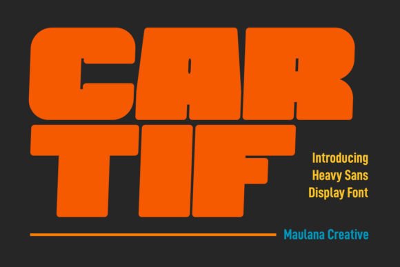 Cartif Font - Featured Image