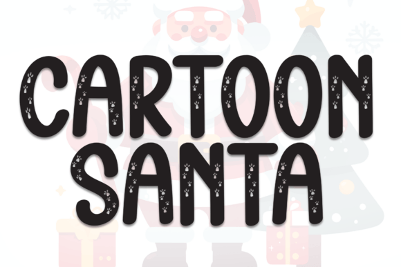 Cartoon Santa Font - Featured Image