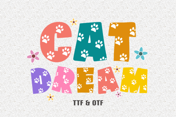 Cat Dream Font - Featured Image