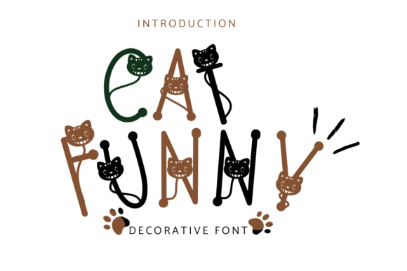 Cat Funny Font - Featured Image