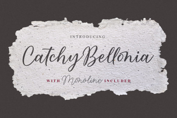 Catchy Bellonia Font - Featured Image