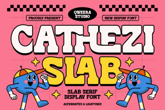Cathezi Slab Font - Featured Image