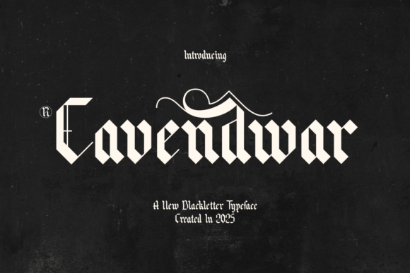 Cavendwar Font - Featured Image