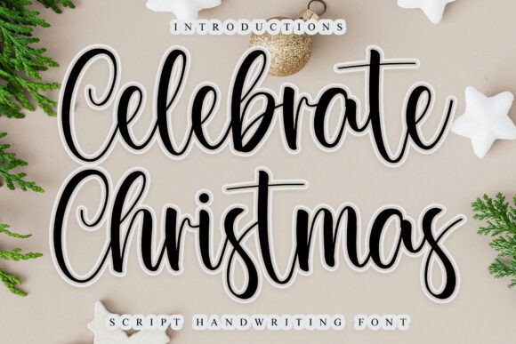 Celebrate Christmas Font - Featured Image