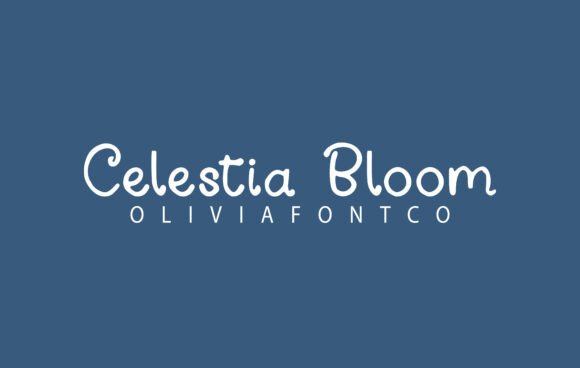 Celestia Bloom Font - Featured Image