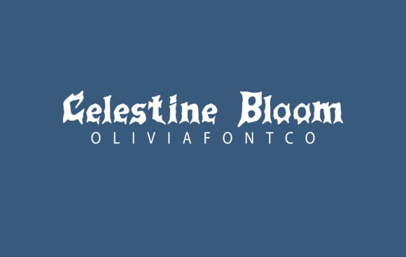 Celestine Bloom Font - Featured Image