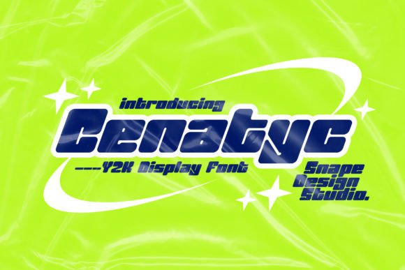 Cenatyc Font - Featured Image