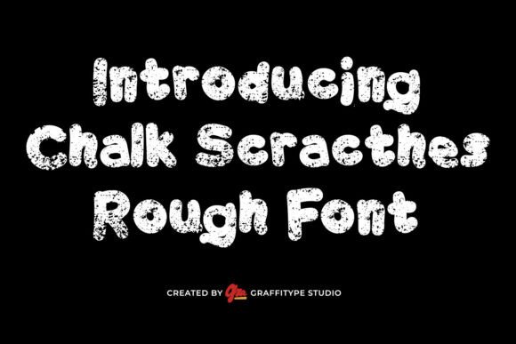 Chalk Scracthes Rough Font - Featured Image