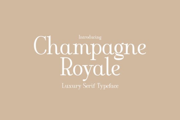 Champagne Royale Font - Featured Image