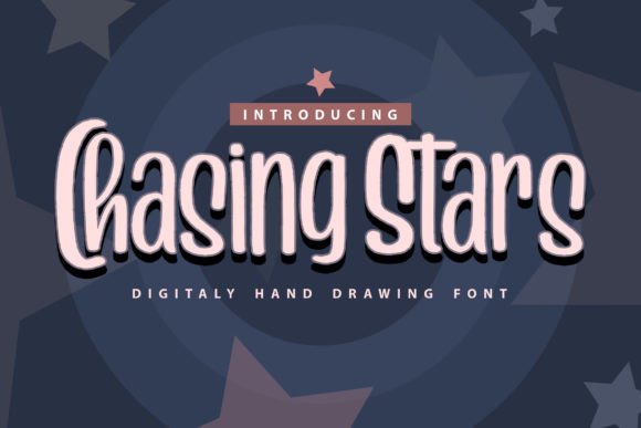 Chasing Stars Font - Featured Image