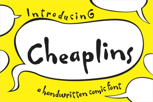 Cheaplins Font - Featured Image
