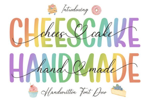 Cheescake Handmade Duo Font - Featured Image