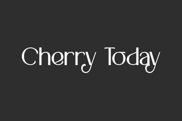 Cherry Today Font - Featured Image