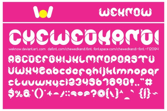 Chewedkandi Font - Featured Image