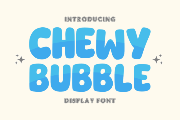 Chewy Bubble Font - Featured Image