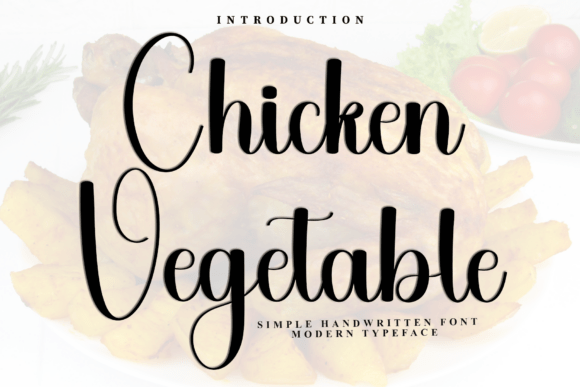 Chicken Vegetable Font - Featured Image