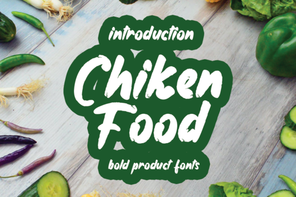 Chiken Food Font - Featured Image