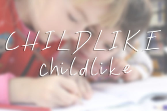 Childlike Font - Featured Image