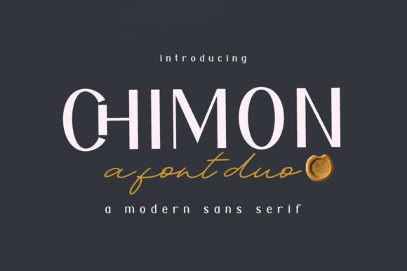 Chimon Font Duo Font - Featured Image