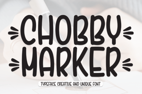 Chobby Marker Font - Featured Image