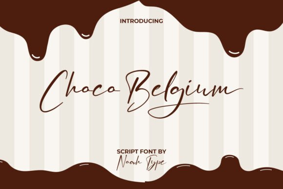 Choco Belgium Font - Featured Image