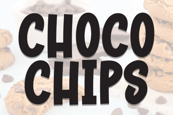 Choco Chips Font - Featured Image