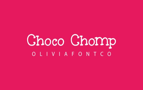 Choco Chomp Font - Featured Image