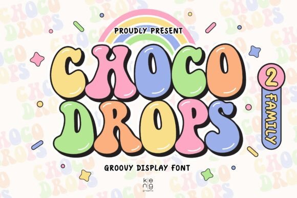 Choco Drops Font - Featured Image