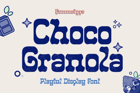 Choco Granola Font - Featured Image