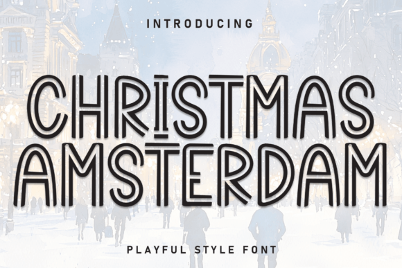 Christmas Amsterdam Font - Featured Image