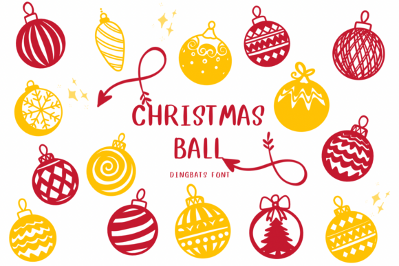 Christmas Ball Font - Featured Image