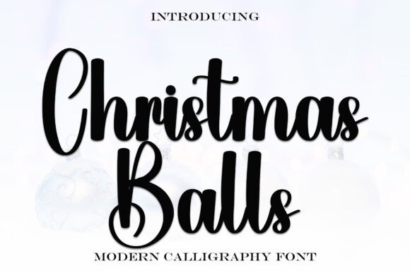 Christmas Balls Font - Featured Image