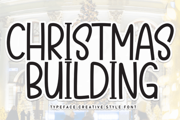 Christmas Building Font - Featured Image