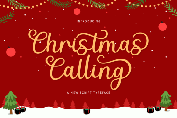 Christmas Calling Font - Featured Image