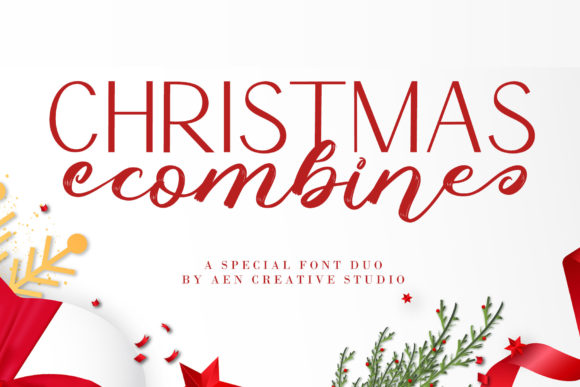 Christmas Combine Font - Featured Image