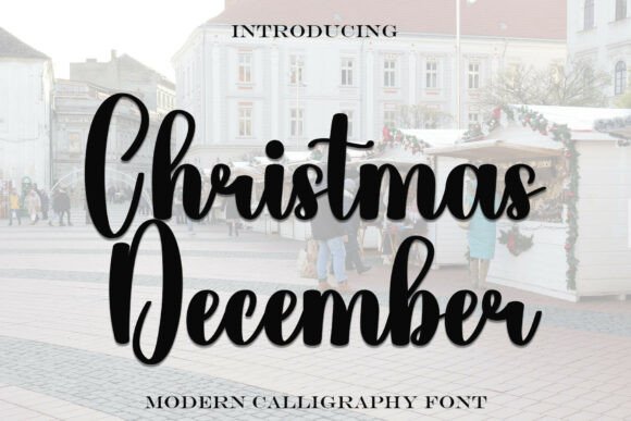Christmas December Font - Featured Image