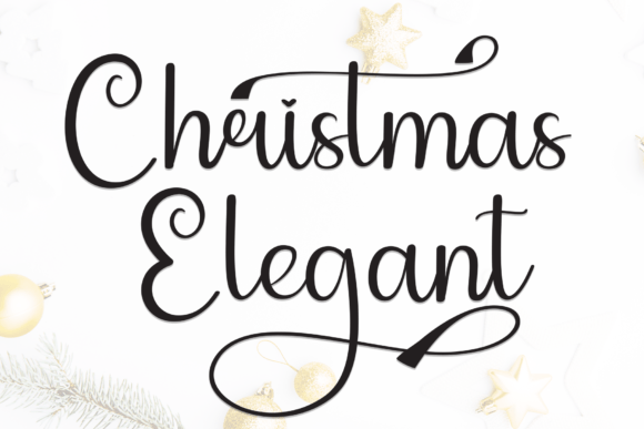 Christmas Elegant Font - Featured Image