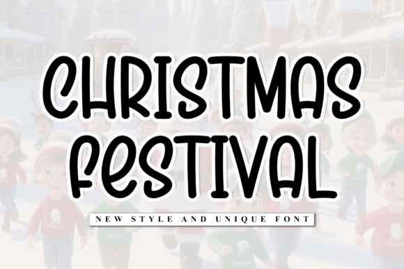 Christmas Festival Font - Featured Image